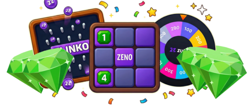 Earn gems from the free daily spin and mini games